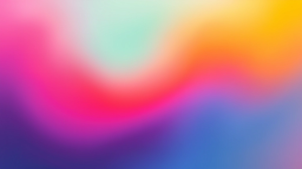 Mehrschichtiger Farbverlauf-Hintergrund mit transparenten Überlagerungen auf minimalem Design