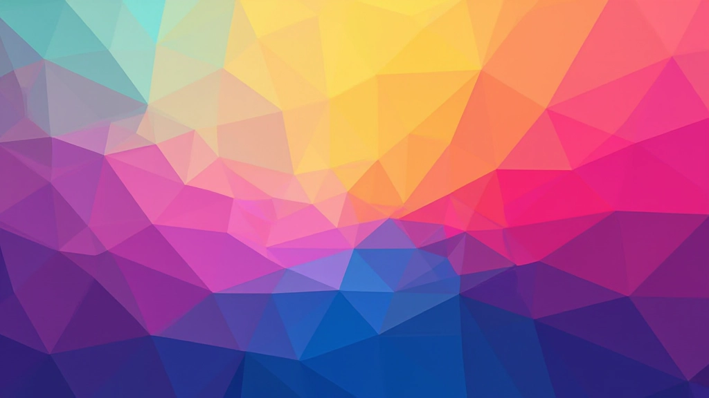 Abstrakte Farbverlauf-Mesh mit fließenden Übergängen und organischen Farbmischungen