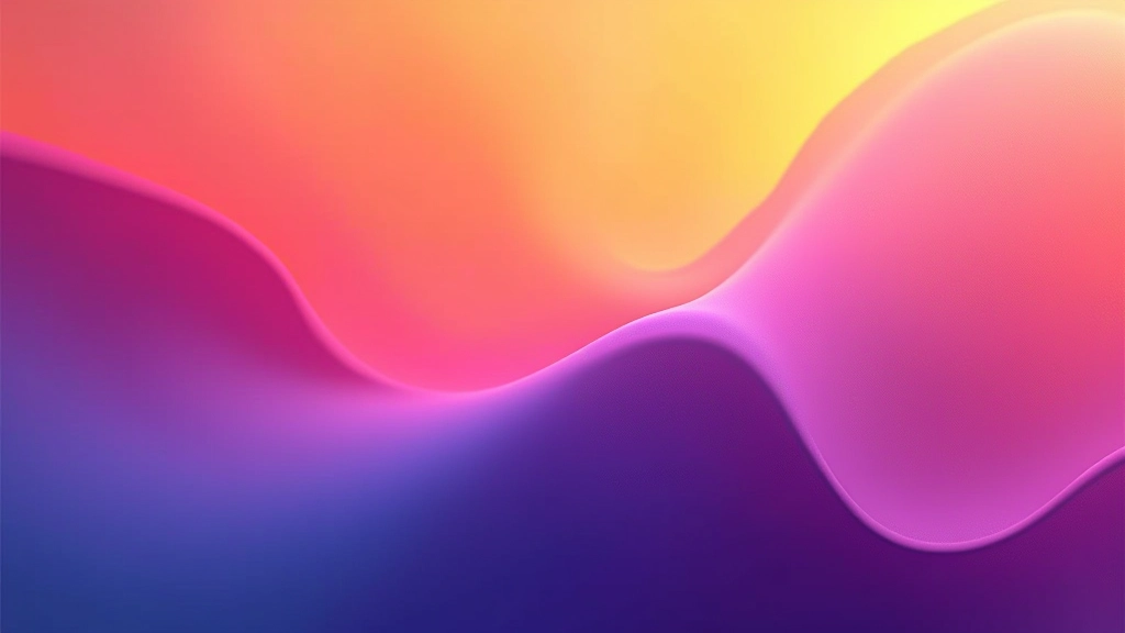 Abstrakte Farbverlauf-Animation mit organischen Formen und Farbübergängen