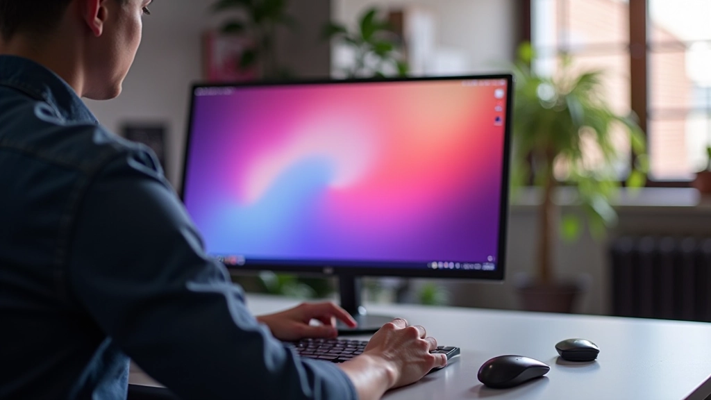 Modernes Web-Design-Studio mit Gradient-Farben und digitaler Kreativität