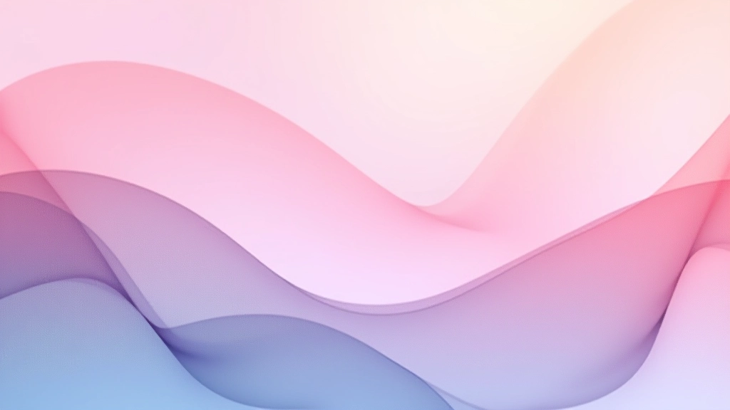 Mehrschichtiges Design mit Mesh-Gradient-Hintergrund und überlagertem Inhalt