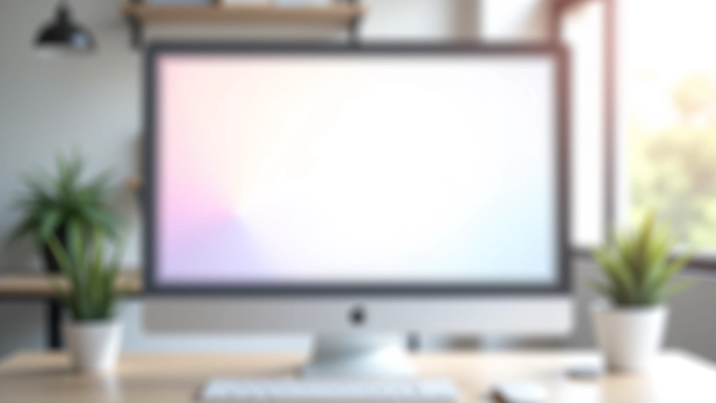 Moderne Website mit minimalem weißem Textbereich und subtiler Farbgradient im Hintergrund